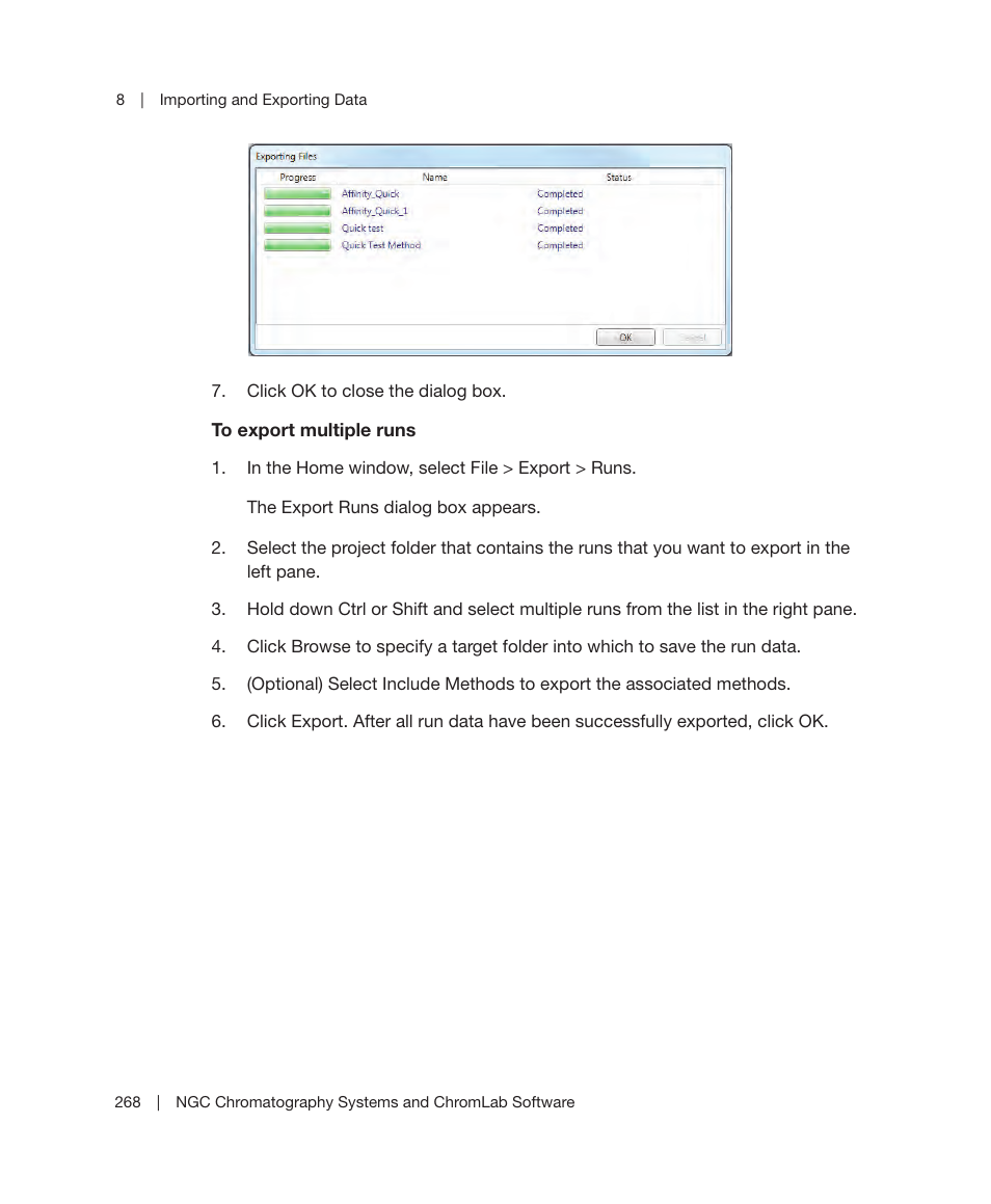 Bio-Rad ChromLab™ Software User Manual | Page 270 / 300