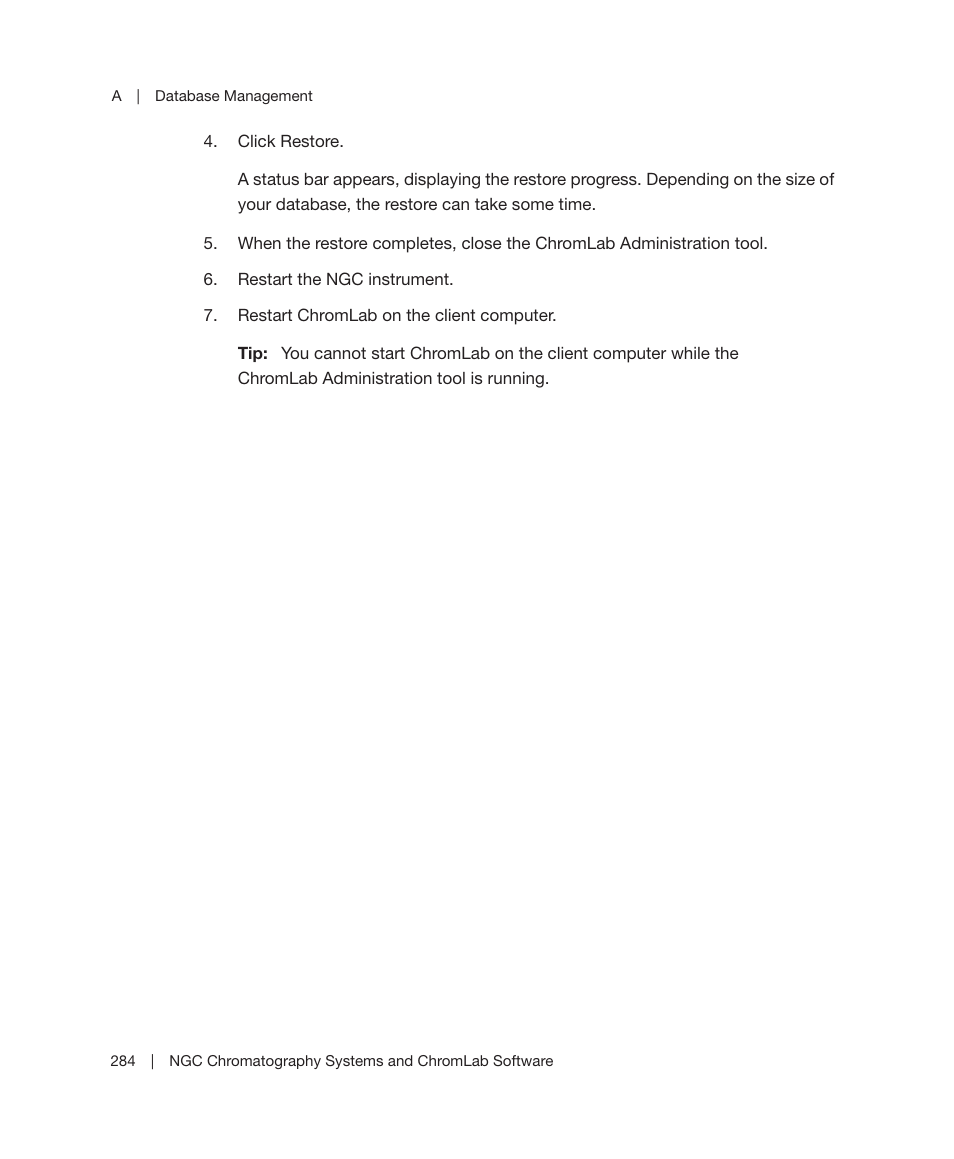 Bio-Rad ChromLab™ Software User Manual | Page 286 / 300
