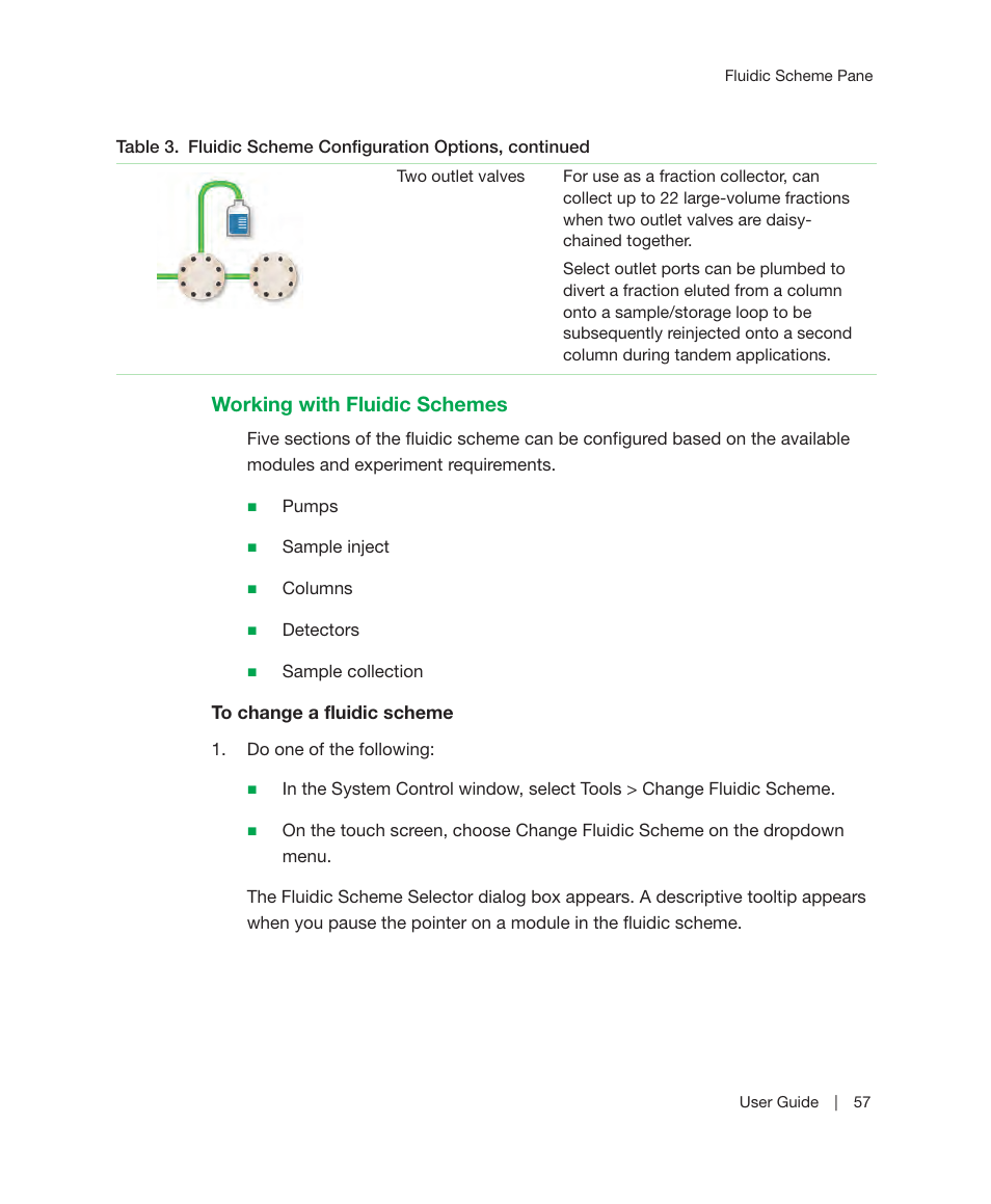Working with fluidic schemes | Bio-Rad ChromLab™ Software User Manual | Page 59 / 300