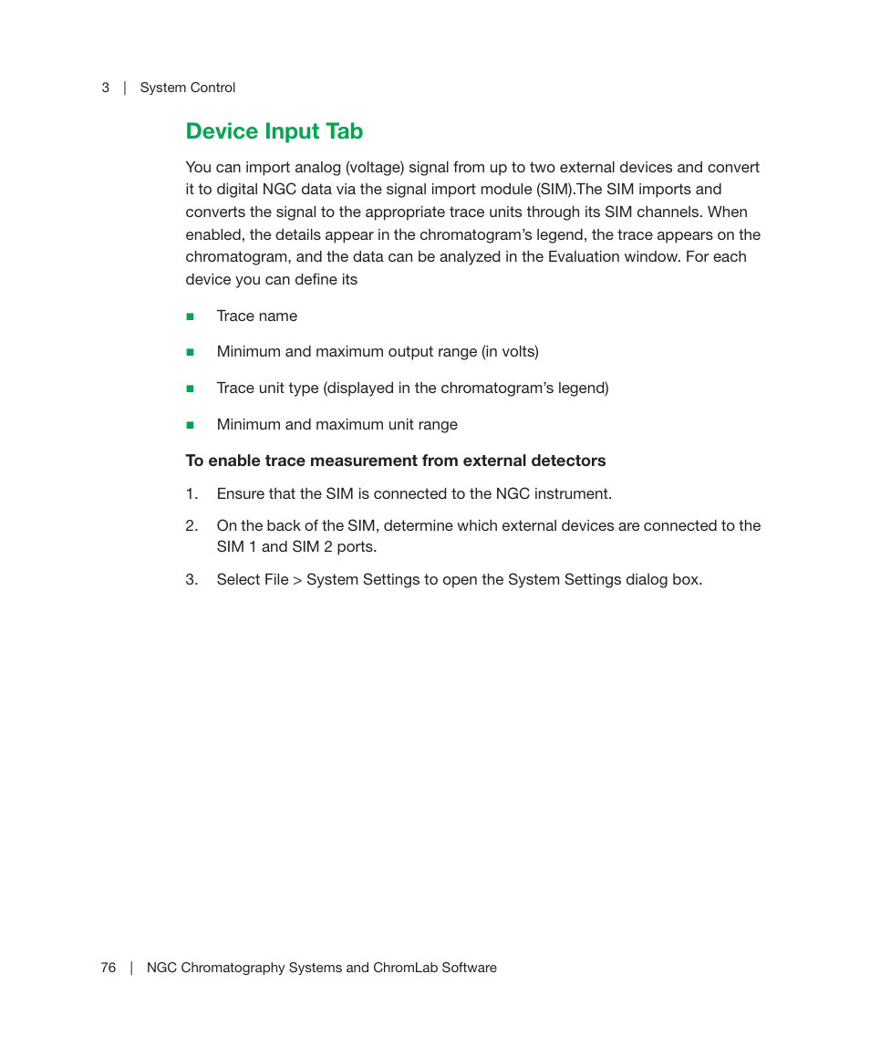 Device input tab | Bio-Rad ChromLab™ Software User Manual | Page 78 / 300