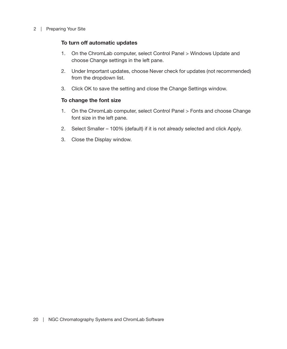 Bio-Rad ChromLab™ Software User Manual | Page 22 / 178