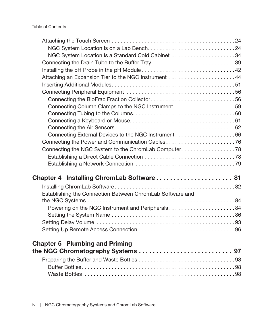 Bio-Rad ChromLab™ Software User Manual | Page 6 / 178