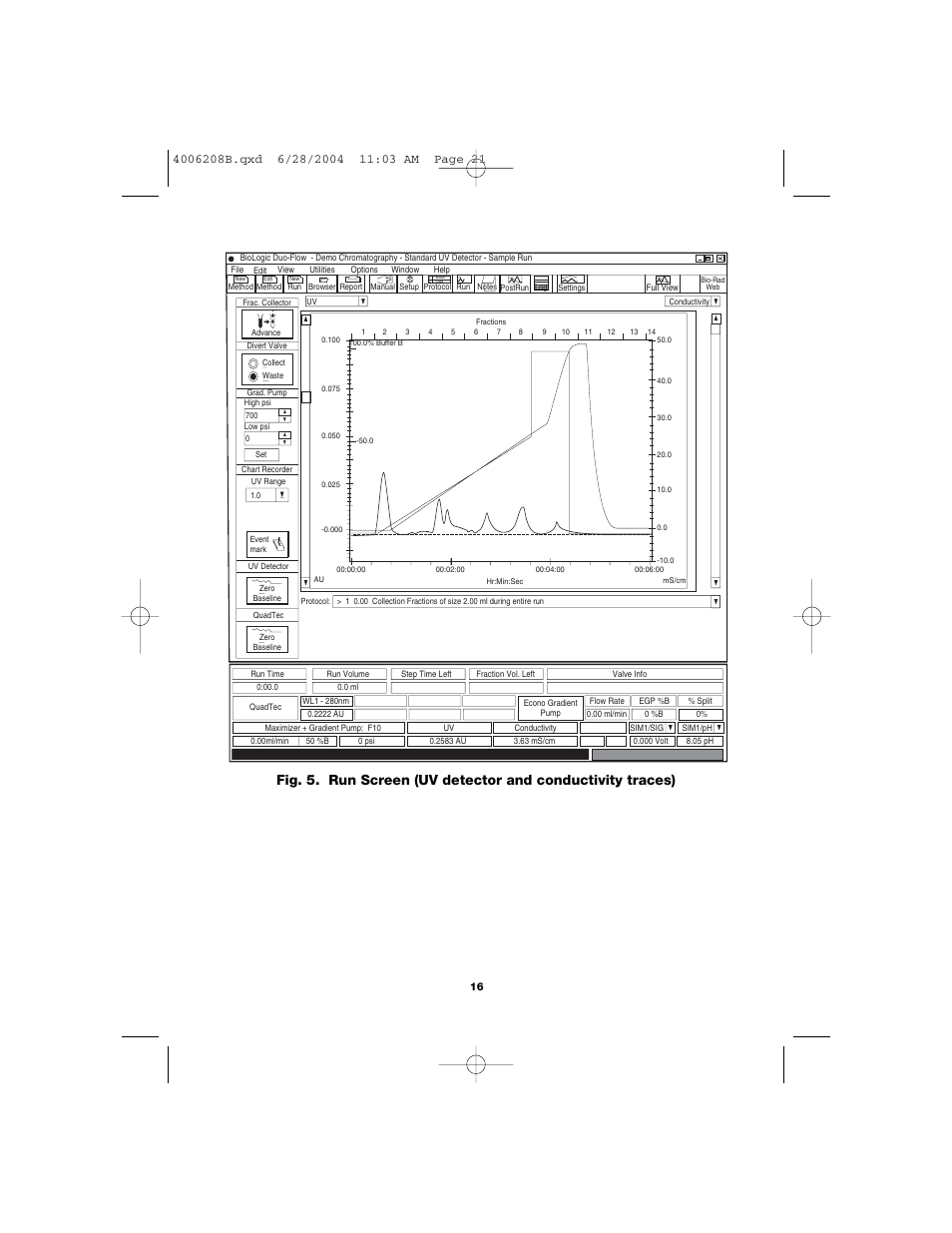 Bio-Rad BioLogic DuoFlow Pathfinder 80 System DuoFlow Chromatography System Starter Kit User Manual | Page 19 / 40