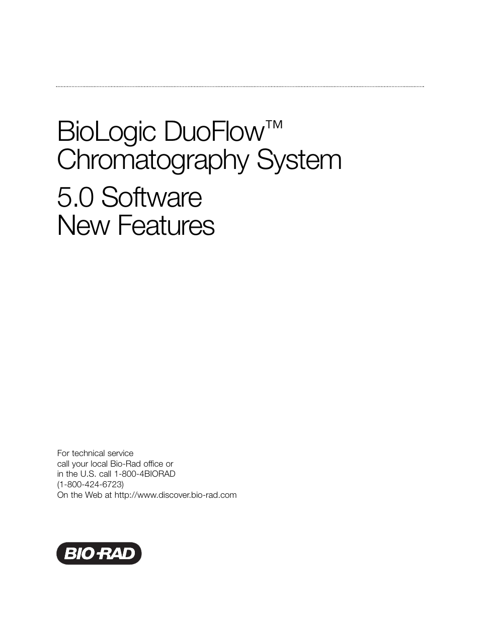 Bio-Rad BioLogic DuoFlow Software User Manual | 6 pages