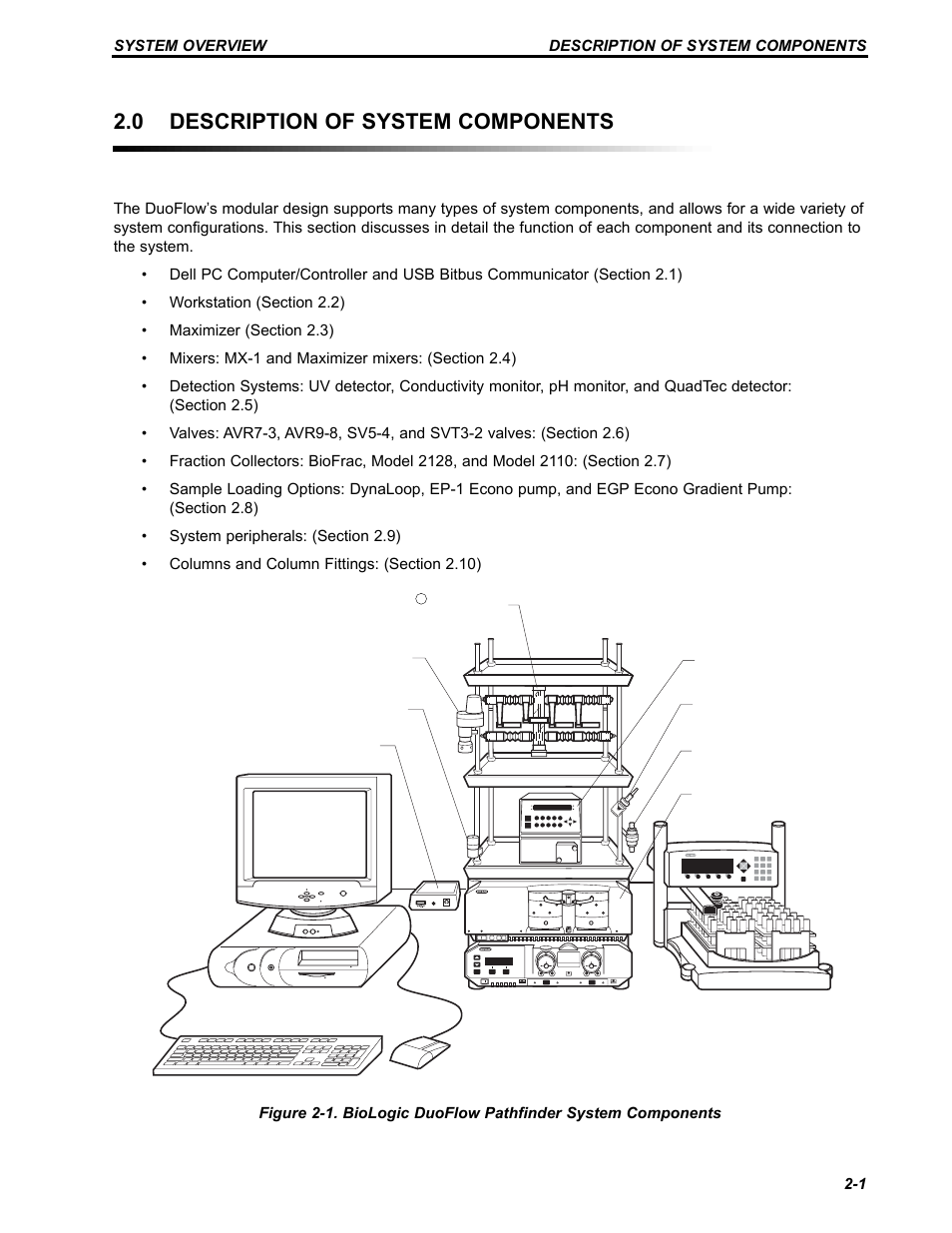 0 description of system components | Bio-Rad BioLogic Signal Import Module (SIM) User Manual | Page 14 / 239
