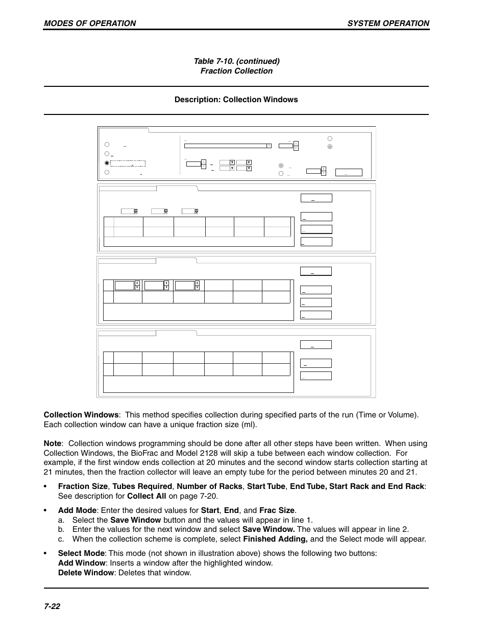 Modes of operation system operation 7-22 | Bio-Rad BioLogic Signal Import Module (SIM) User Manual | Page 151 / 239