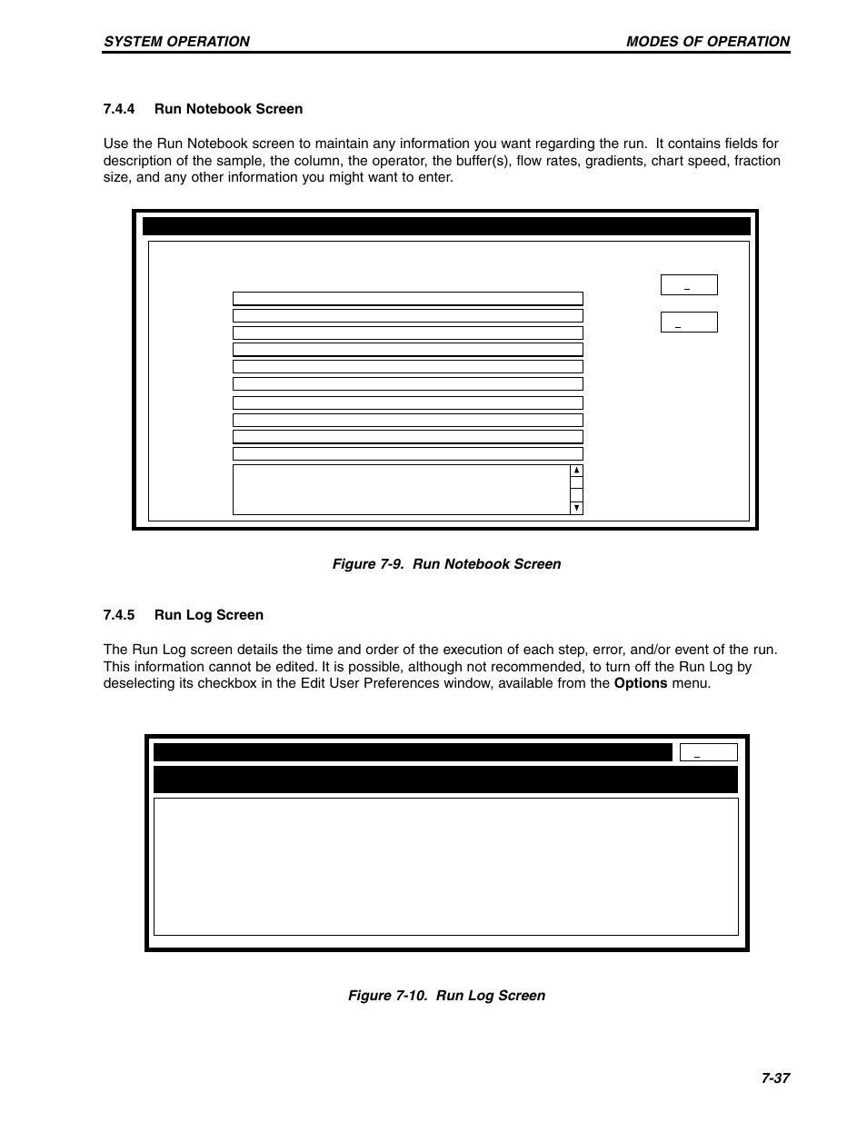 Modes of operation system operation 7-37 | Bio-Rad BioLogic Signal Import Module (SIM) User Manual | Page 166 / 239