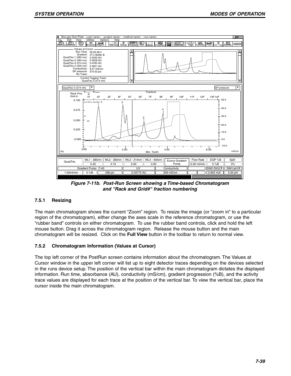 Modes of operation system operation 7-39 | Bio-Rad BioLogic Signal Import Module (SIM) User Manual | Page 168 / 239