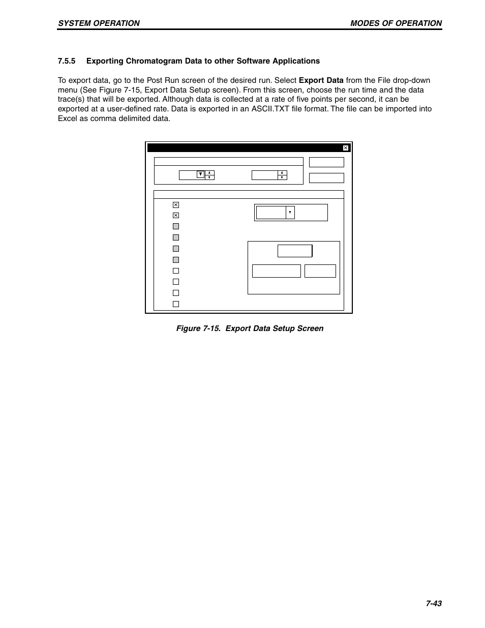 Modes of operation system operation 7-43 | Bio-Rad BioLogic Signal Import Module (SIM) User Manual | Page 172 / 239