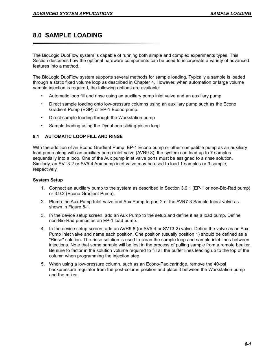 0 sample loading | Bio-Rad BioLogic Signal Import Module (SIM) User Manual | Page 174 / 239