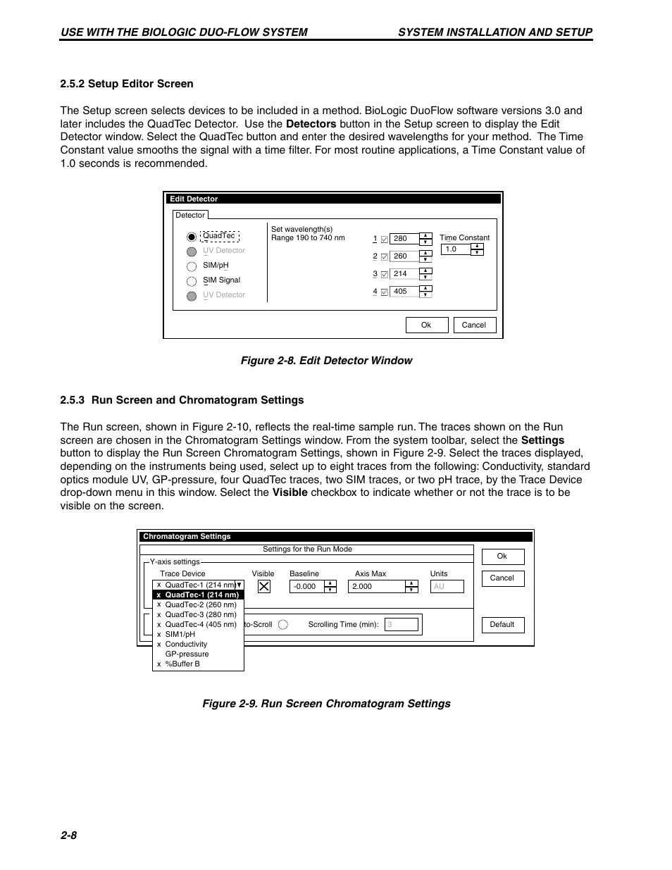 Bio-Rad BioLogic QuadTec™ Detector and Components User Manual | Page 19 / 58