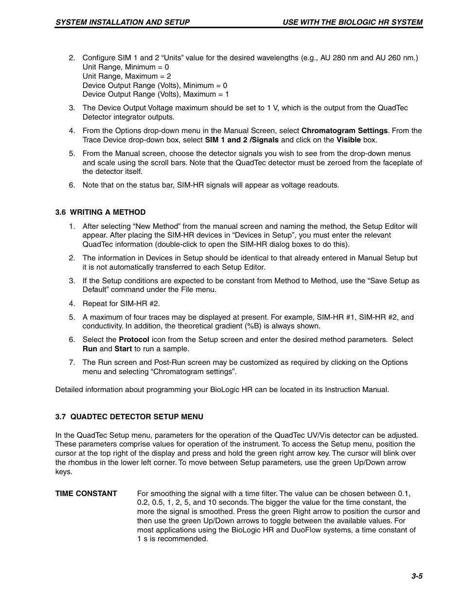 Bio-Rad BioLogic QuadTec™ Detector and Components User Manual | Page 26 / 58