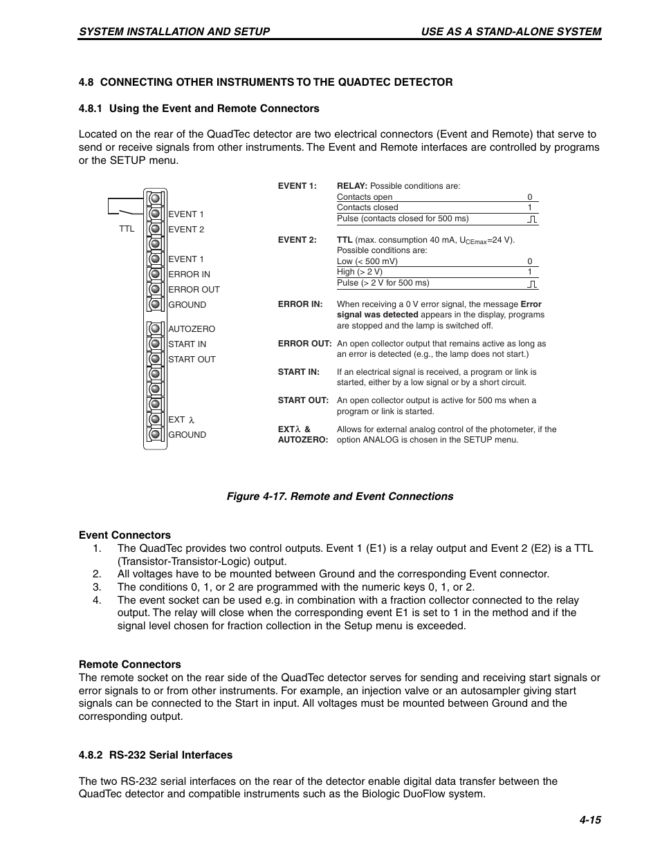 Bio-Rad BioLogic QuadTec™ Detector and Components User Manual | Page 42 / 58