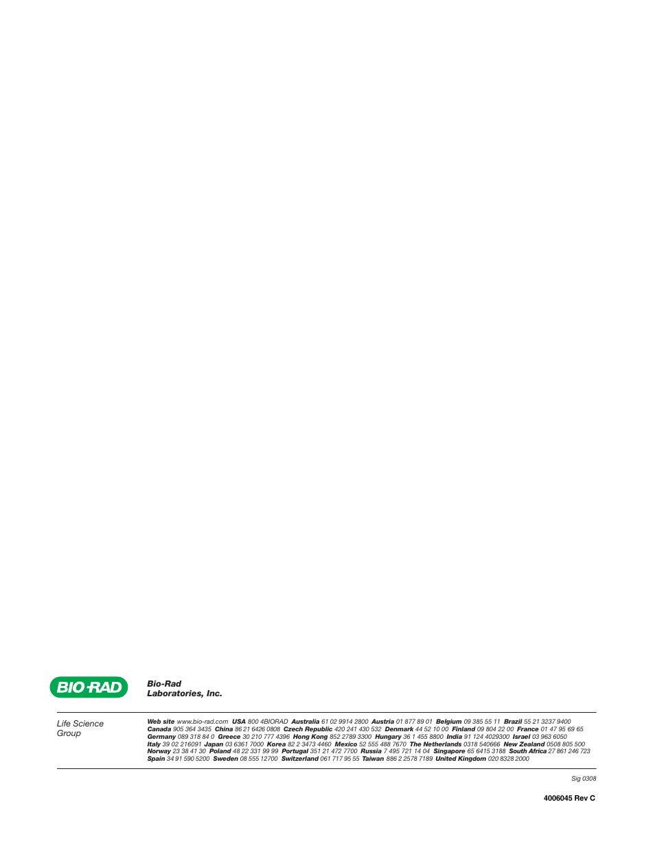 Bio-Rad BioLogic Sample Loading Loops User Manual | Page 20 / 20