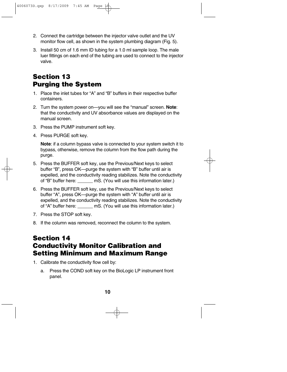 Bio-Rad BioLogic LP System User Manual | Page 14 / 28