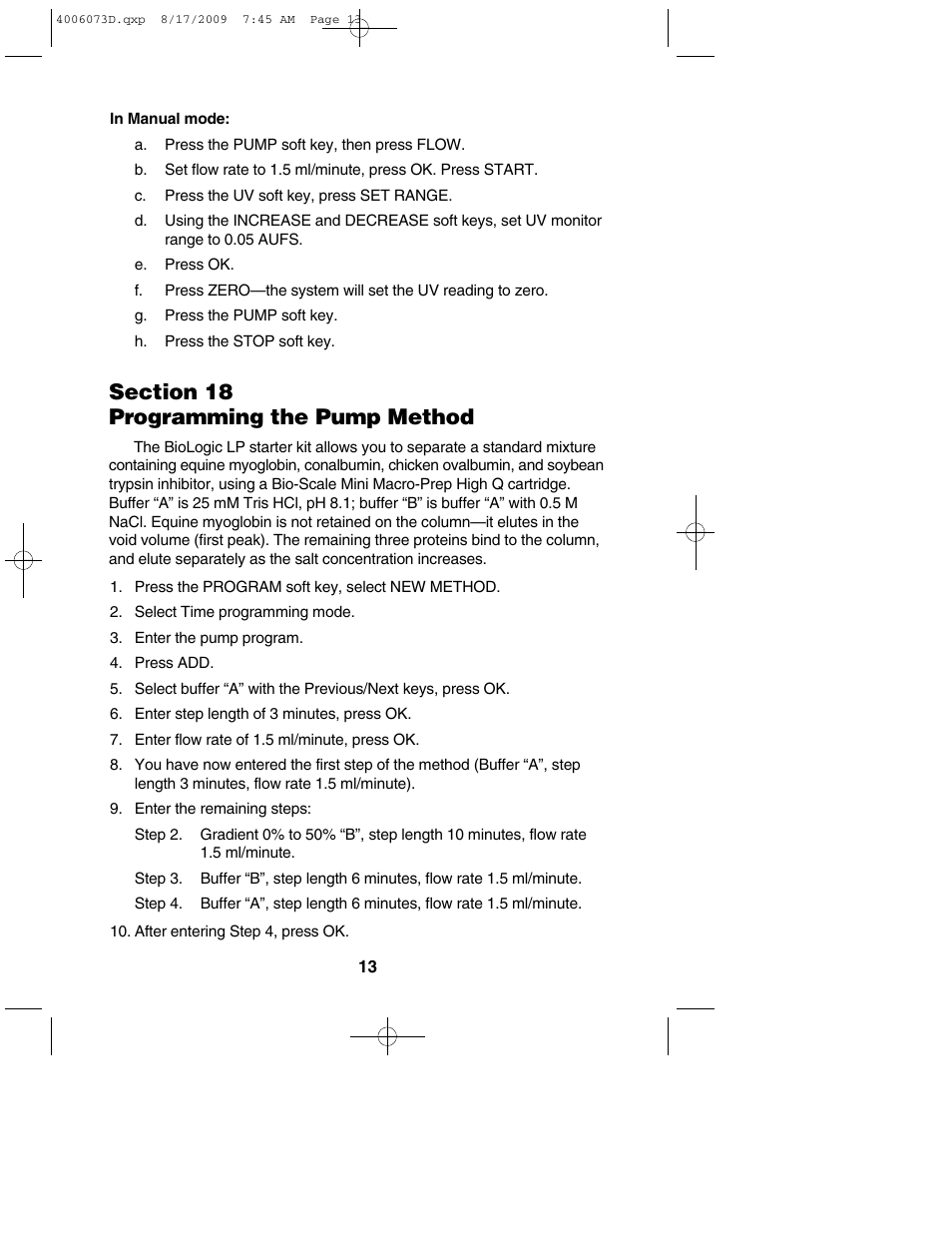 Bio-Rad BioLogic LP System User Manual | Page 17 / 28
