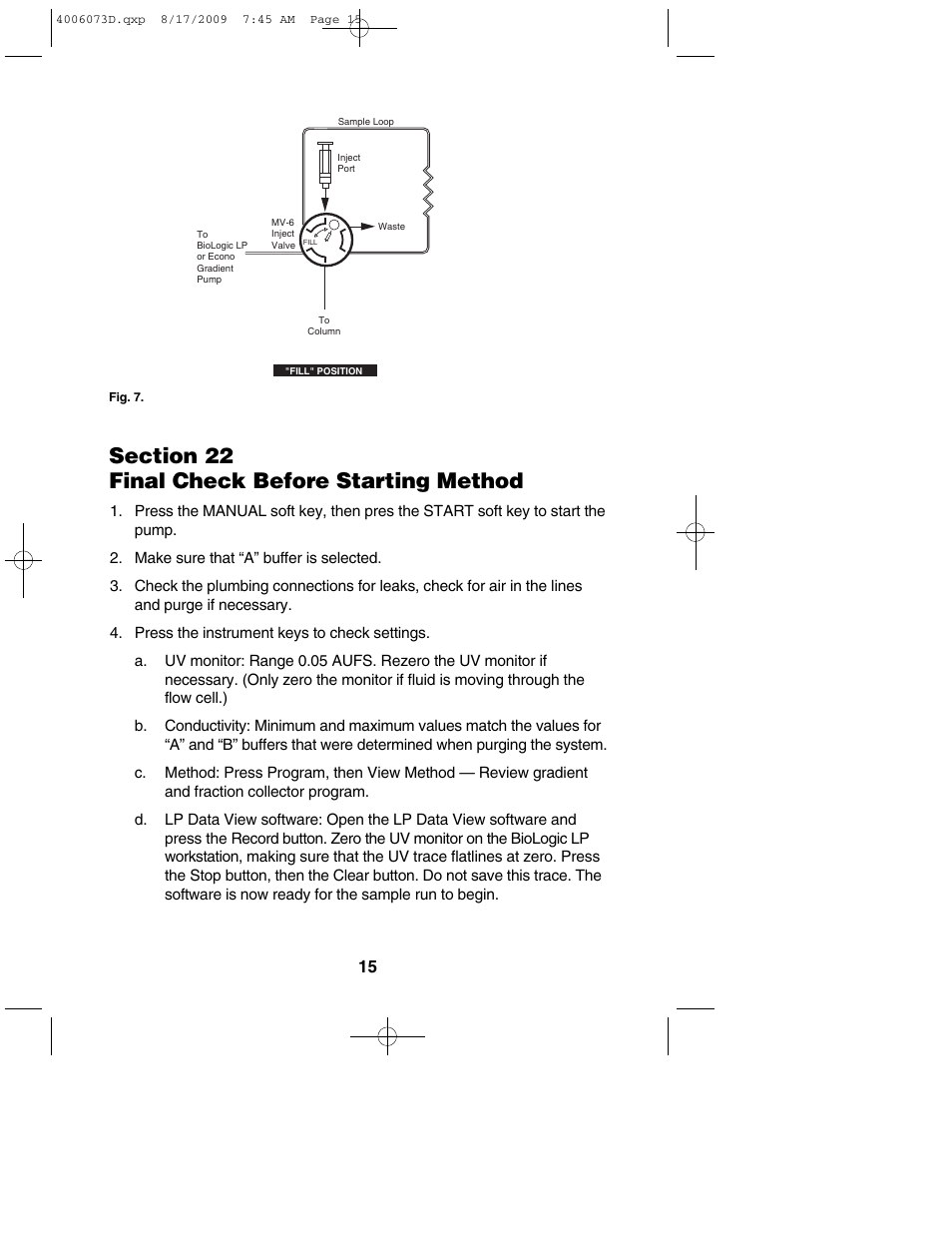 Bio-Rad BioLogic LP System User Manual | Page 19 / 28