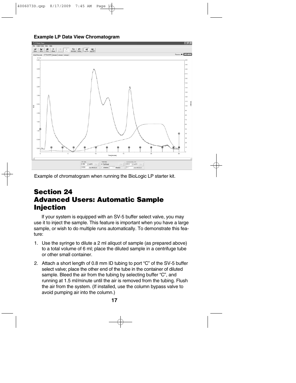 Bio-Rad BioLogic LP System User Manual | Page 21 / 28