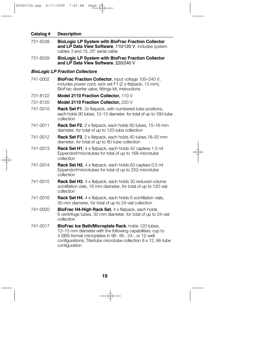 Bio-Rad BioLogic LP System User Manual | Page 23 / 28