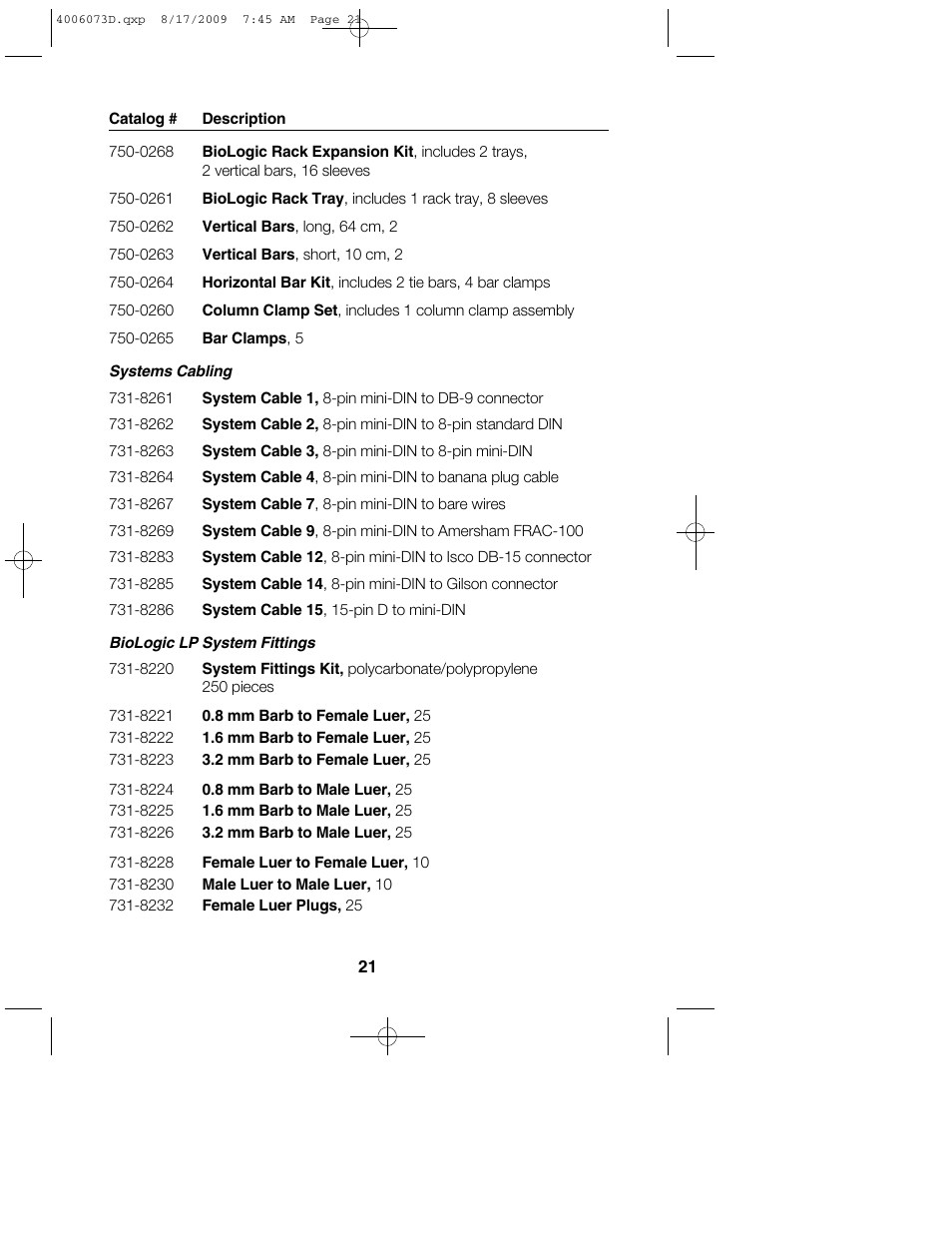 Bio-Rad BioLogic LP System User Manual | Page 25 / 28