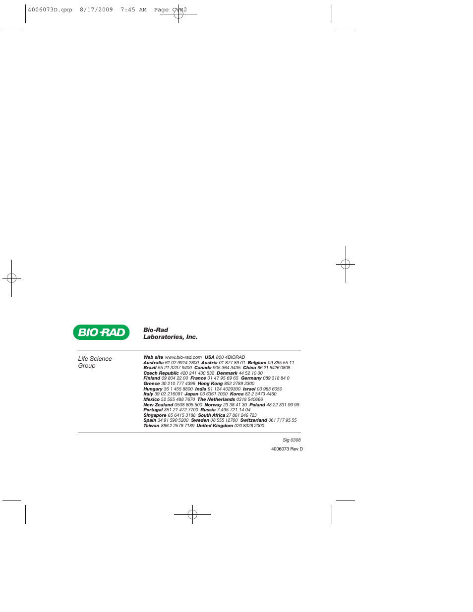 Bio-Rad BioLogic LP System User Manual | Page 28 / 28