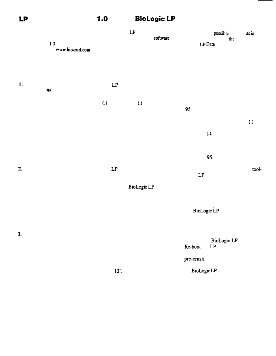 Data view version for the system | Bio-Rad LP Data View Software for BioLogic LP System User Manual | Page 4 / 5