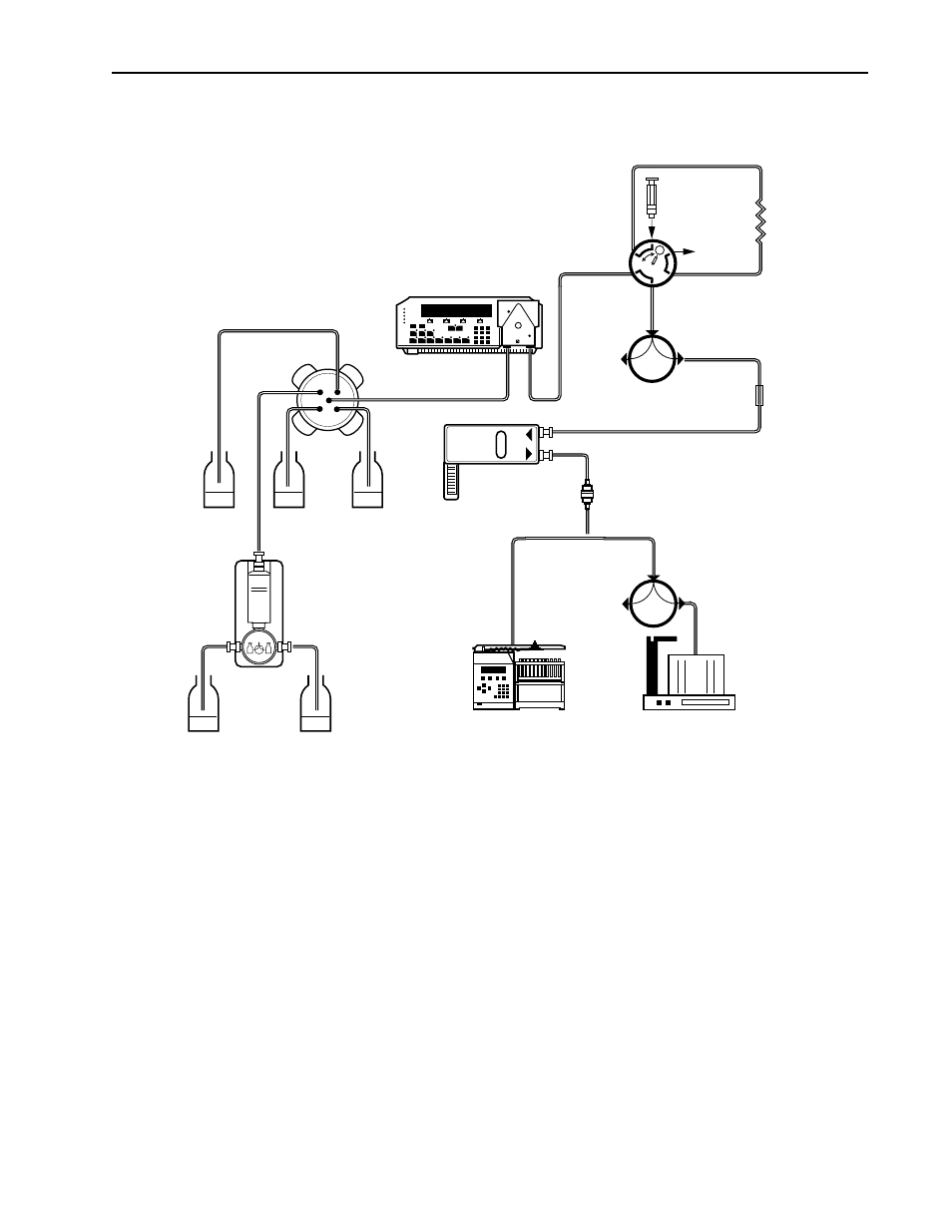 Figure 14. system plumbing 27 system plumbing | Bio-Rad BioLogic LP System User Manual | Page 34 / 106