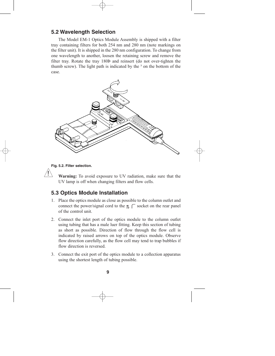 Bio-Rad Model EM-1 Econo™ UV Monitor User Manual | Page 12 / 23