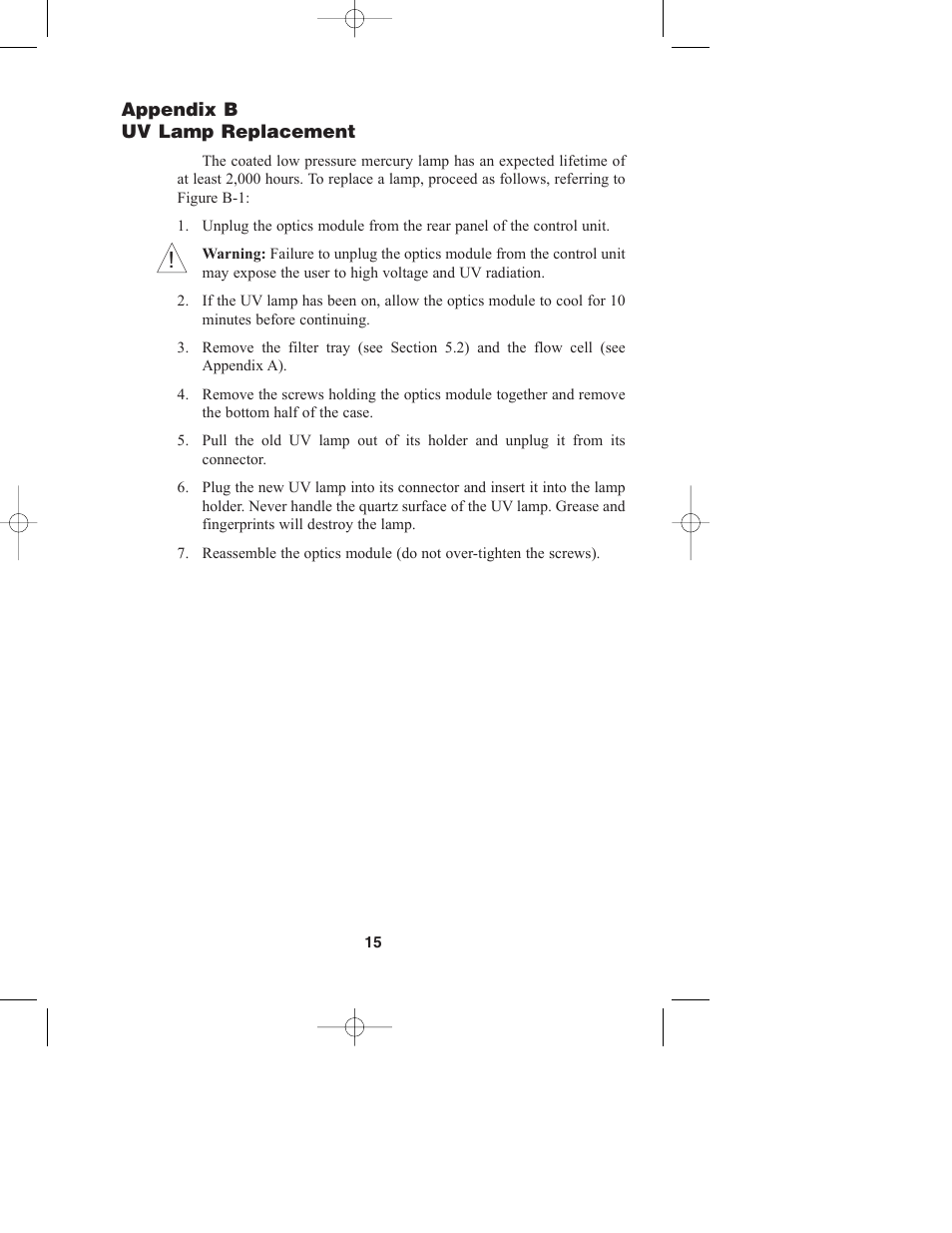 Bio-Rad Model EM-1 Econo™ UV Monitor User Manual | Page 18 / 23