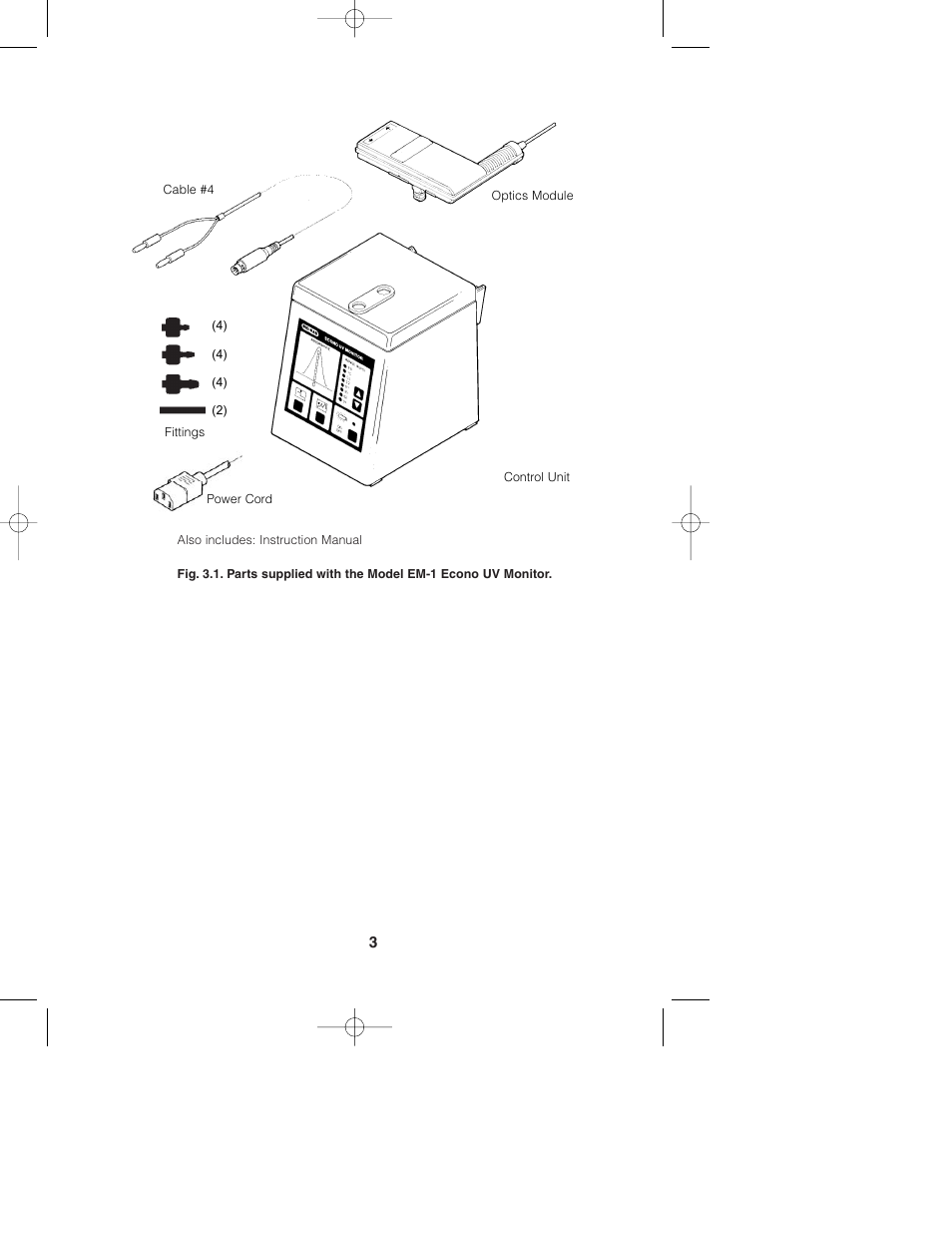 Bio-Rad Model EM-1 Econo™ UV Monitor User Manual | Page 6 / 23