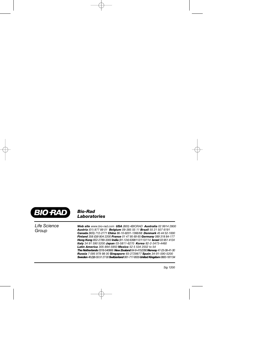 Bio-Rad Model EG-1 Econo™ Gradient Monitor User Manual | Page 19 / 19