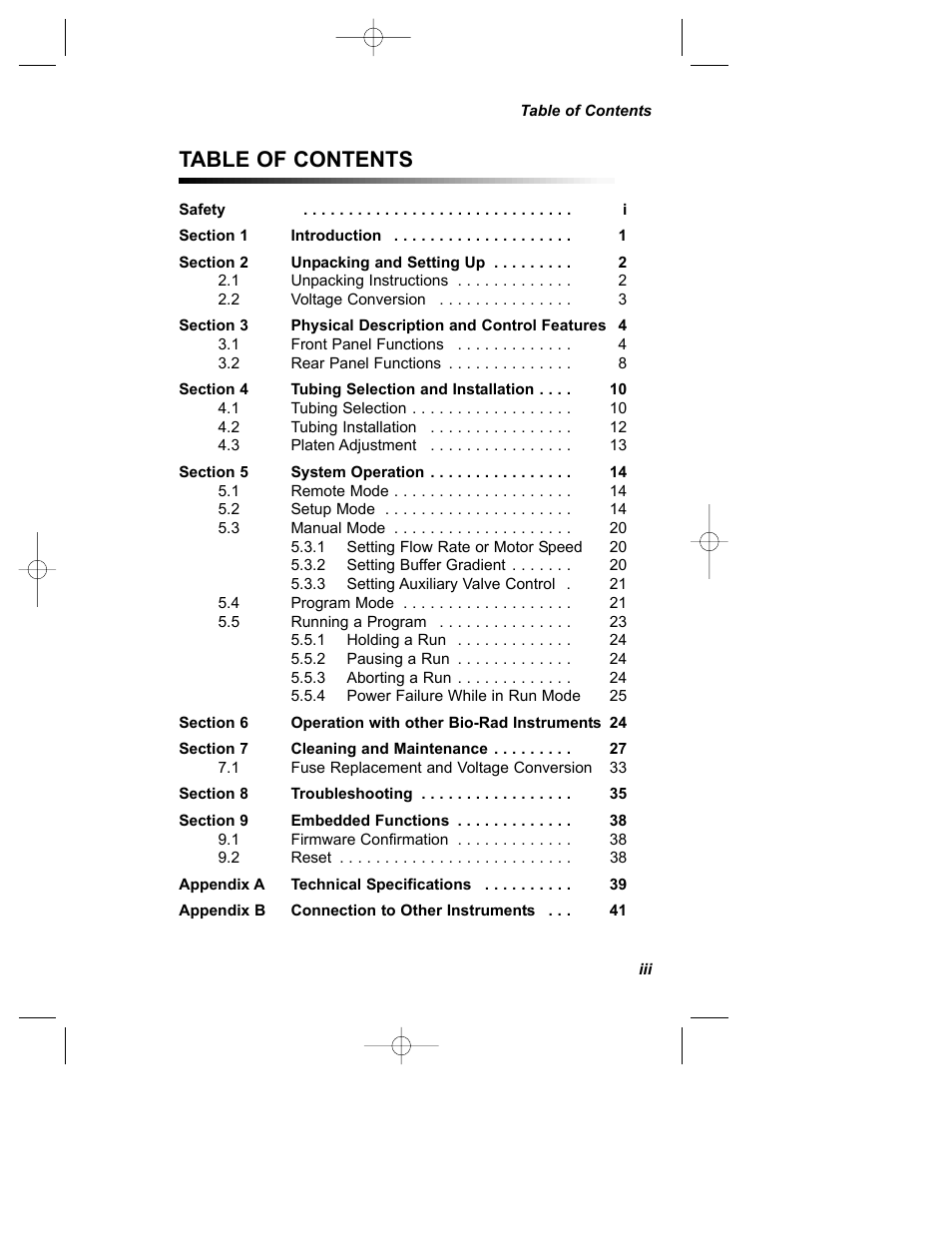 Bio-Rad Econo Gradient Pump Kits User Manual | Page 3 / 51