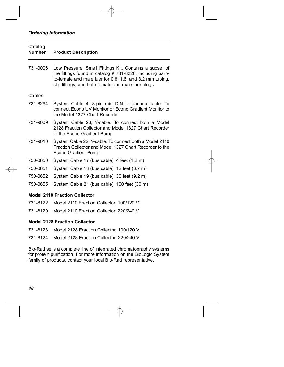 Bio-Rad Econo Gradient Pump Kits User Manual | Page 50 / 51
