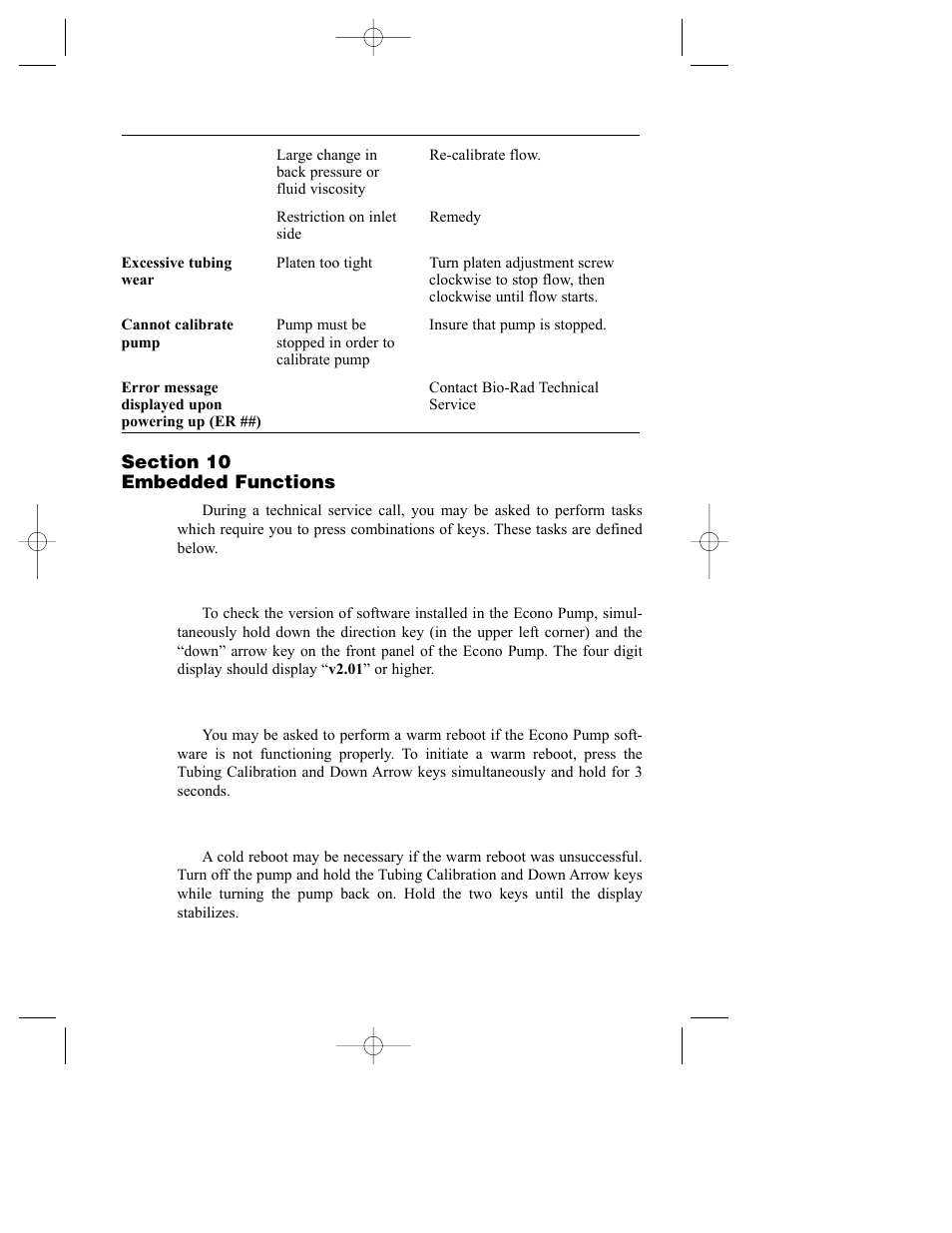 Bio-Rad Model EP-1 Econo Pump User Manual | Page 22 / 27