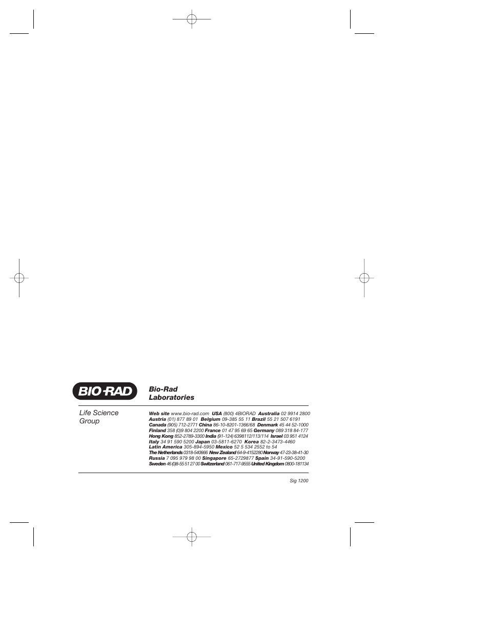 Bio-Rad Model EP-1 Econo Pump User Manual | Page 27 / 27