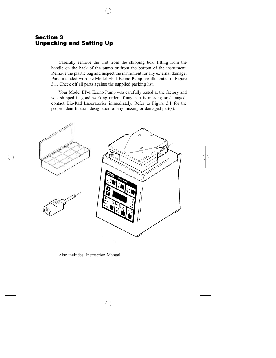 Bio-Rad Model EP-1 Econo Pump User Manual | Page 6 / 27