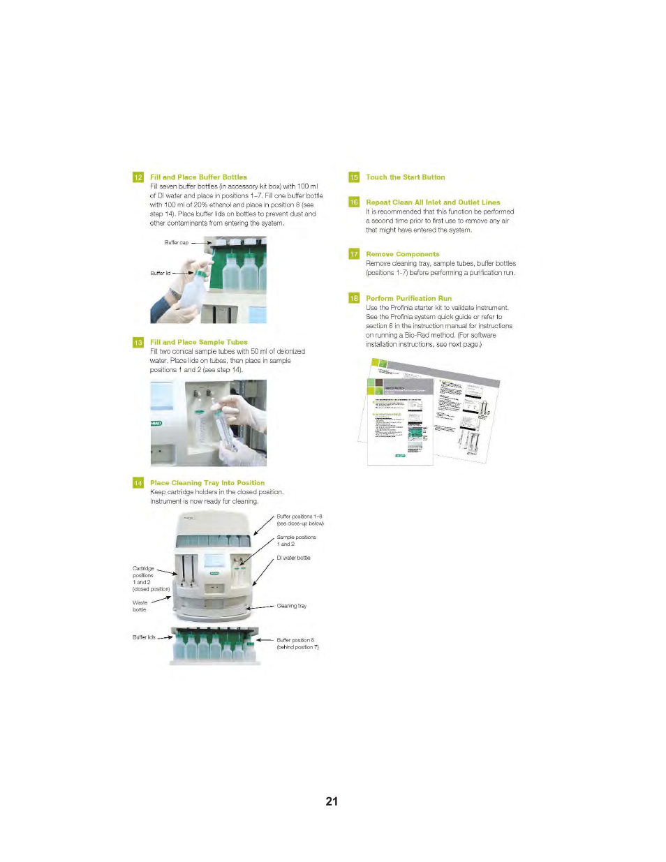 Bio-Rad Profinia™ Protein Purification Instrument User Manual | Page 28 / 224