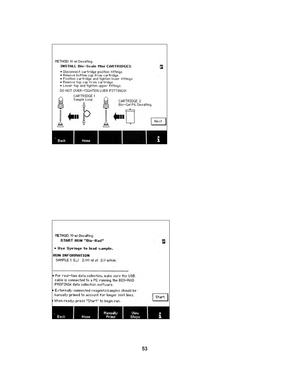 Bio-Rad Profinia™ Protein Purification Instrument User Manual | Page 60 / 224