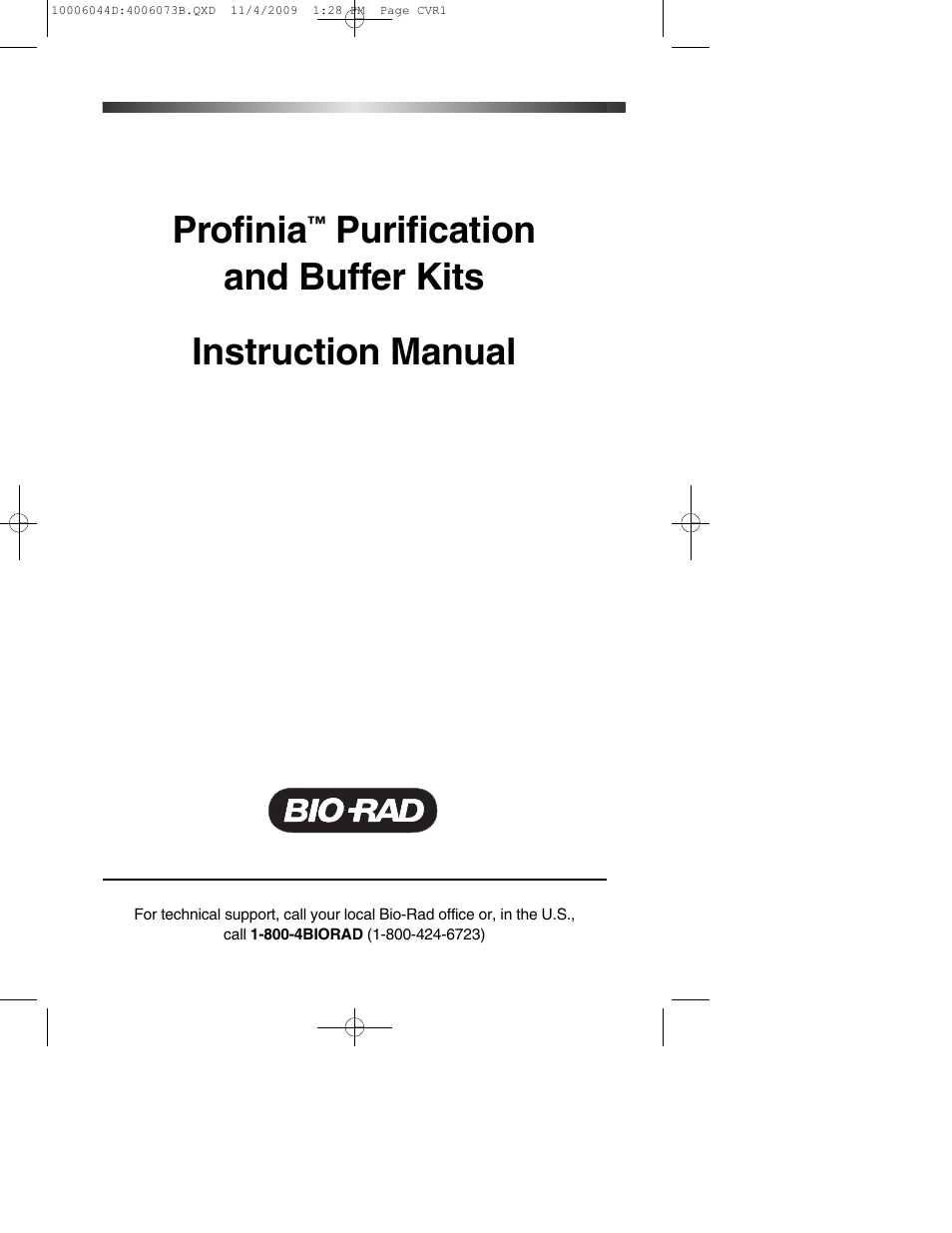 Bio-Rad Bio-Gel P Polyacrylamide Gel User Manual | 24 pages