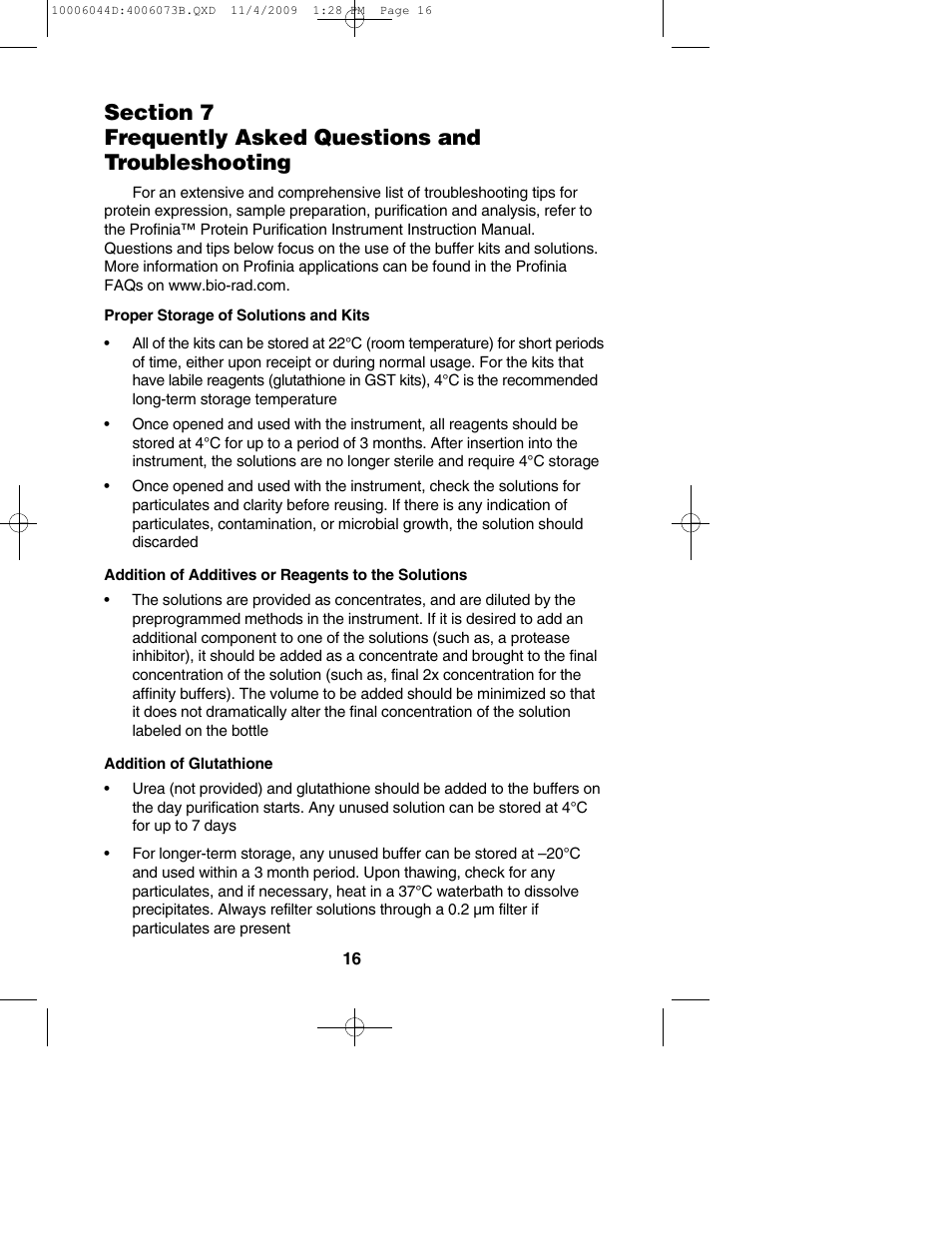 Bio-Rad Bio-Gel P Polyacrylamide Gel User Manual | Page 18 / 24