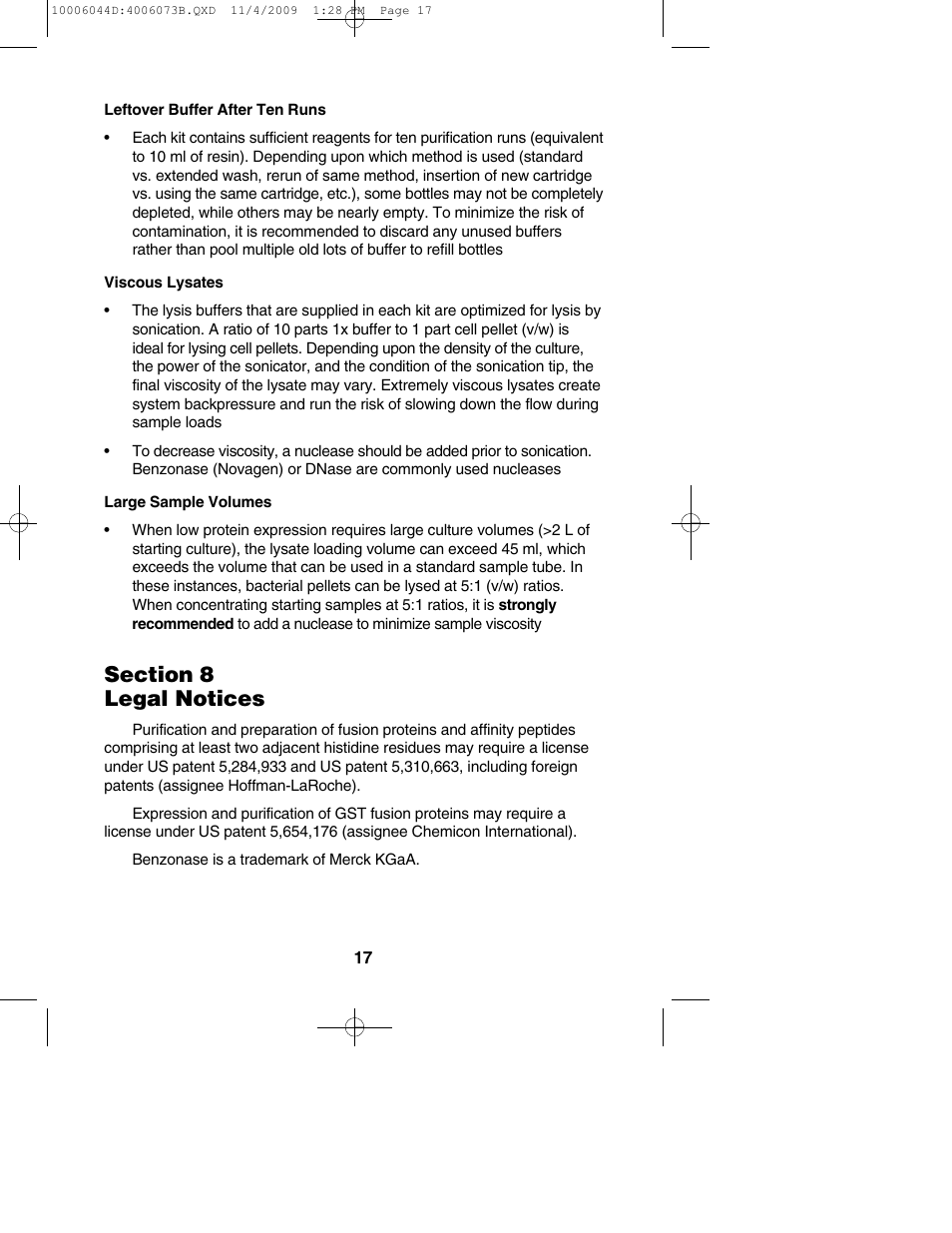 Bio-Rad Bio-Gel P Polyacrylamide Gel User Manual | Page 19 / 24