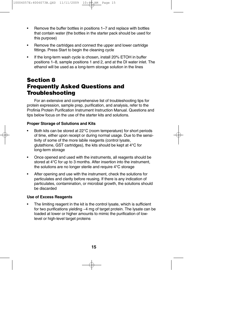 Bio-Rad Profinia Protein Purification System Kits User Manual | Page 19 / 24