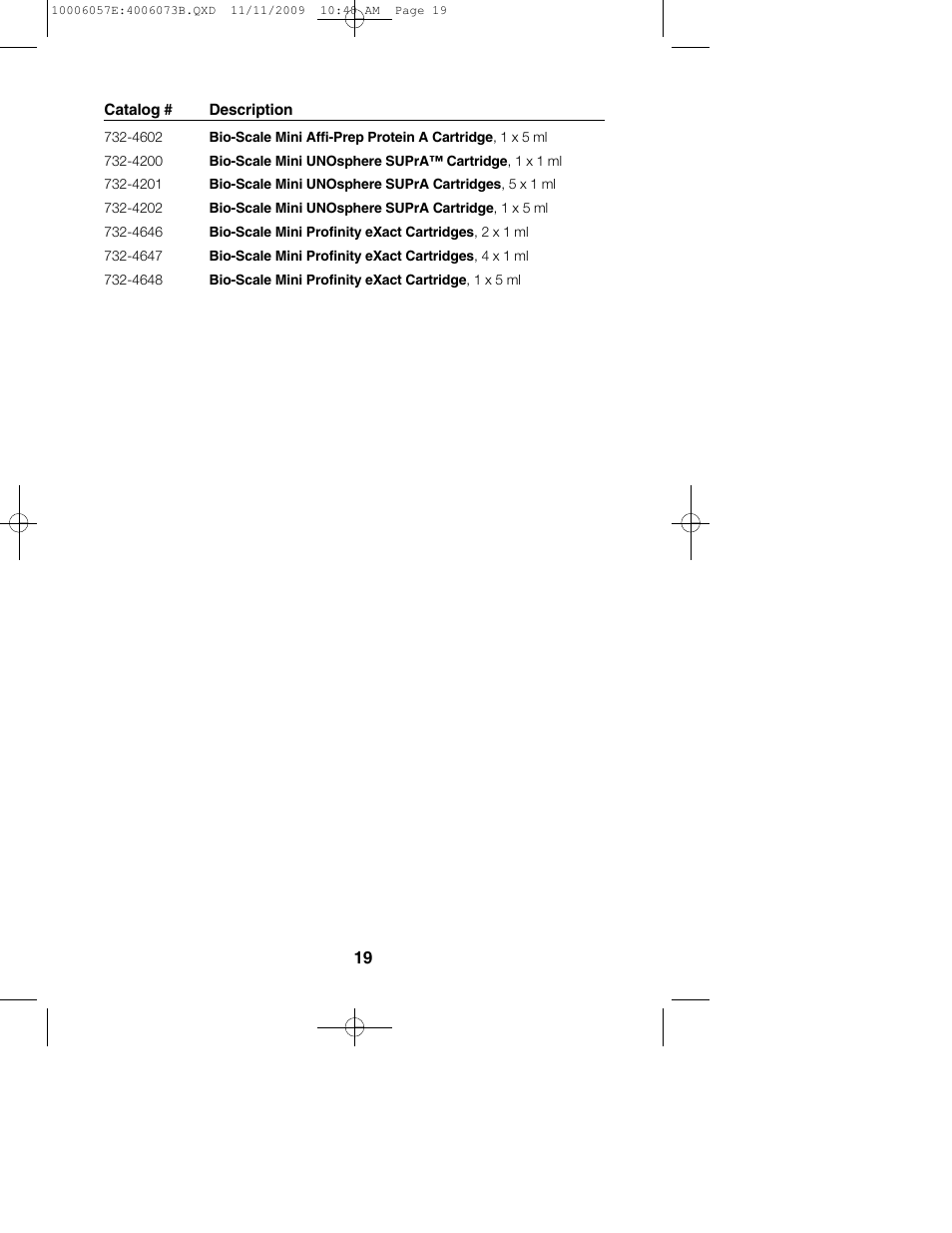 Bio-Rad Profinia Protein Purification System Kits User Manual | Page 23 / 24