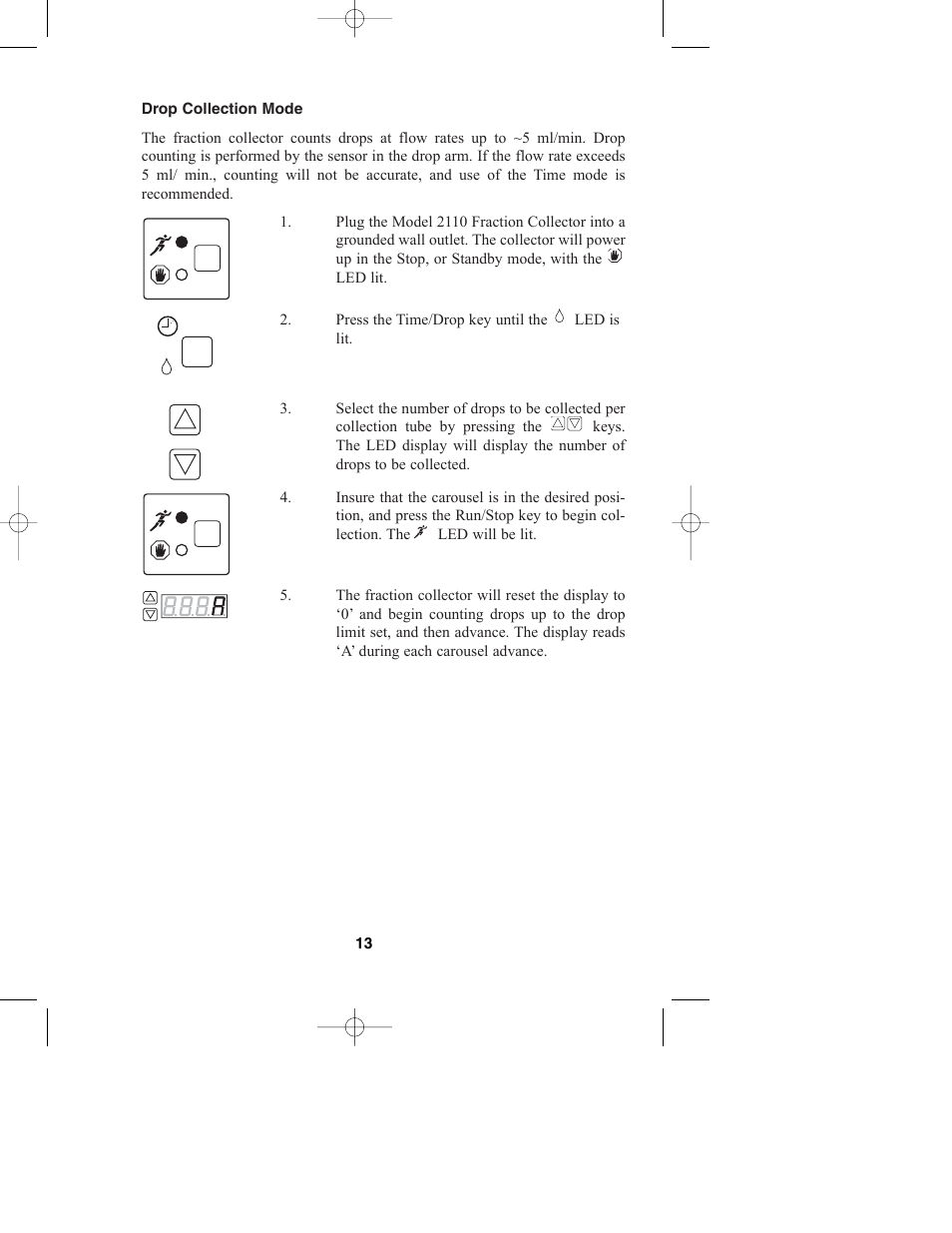 Bio-Rad Model 2110 Fraction Collector User Manual | Page 17 / 29