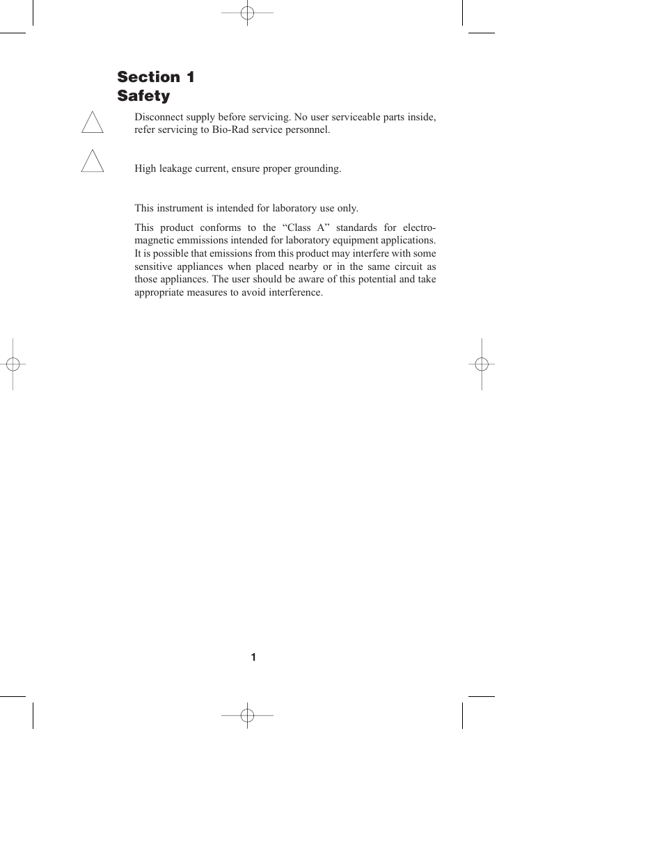 Bio-Rad Model 2110 Fraction Collector User Manual | Page 5 / 29