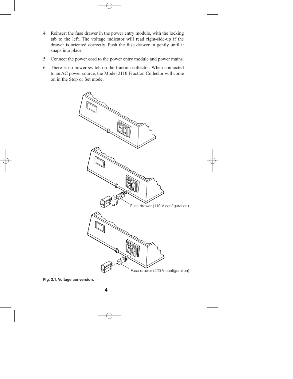 Bio-Rad Model 2110 Fraction Collector User Manual | Page 8 / 29