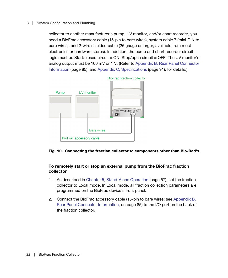 Bio-Rad BioFrac™ Fraction Collector User Manual | Page 30 / 106