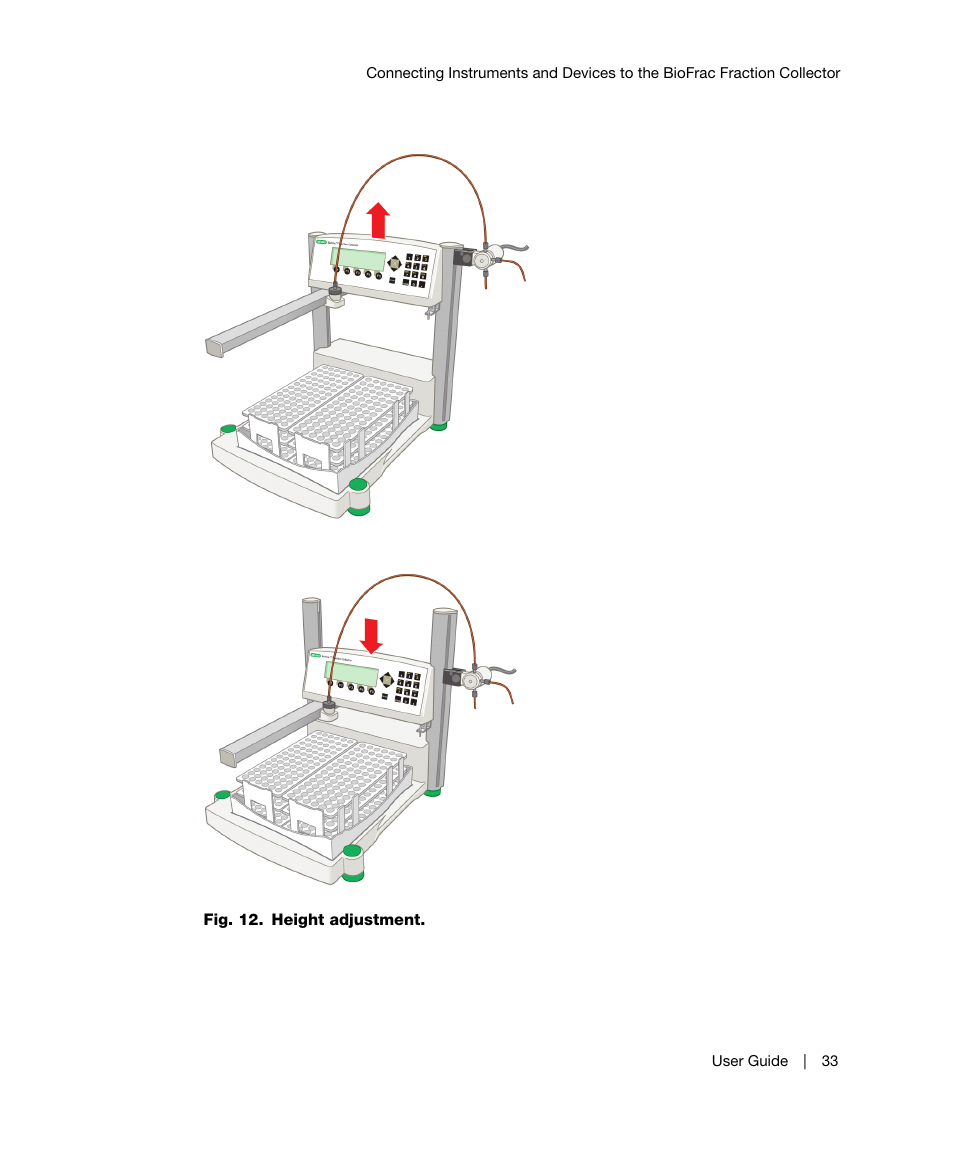Move the control module to the desired height, Figure | Bio-Rad BioFrac™ Fraction Collector User Manual | Page 41 / 106