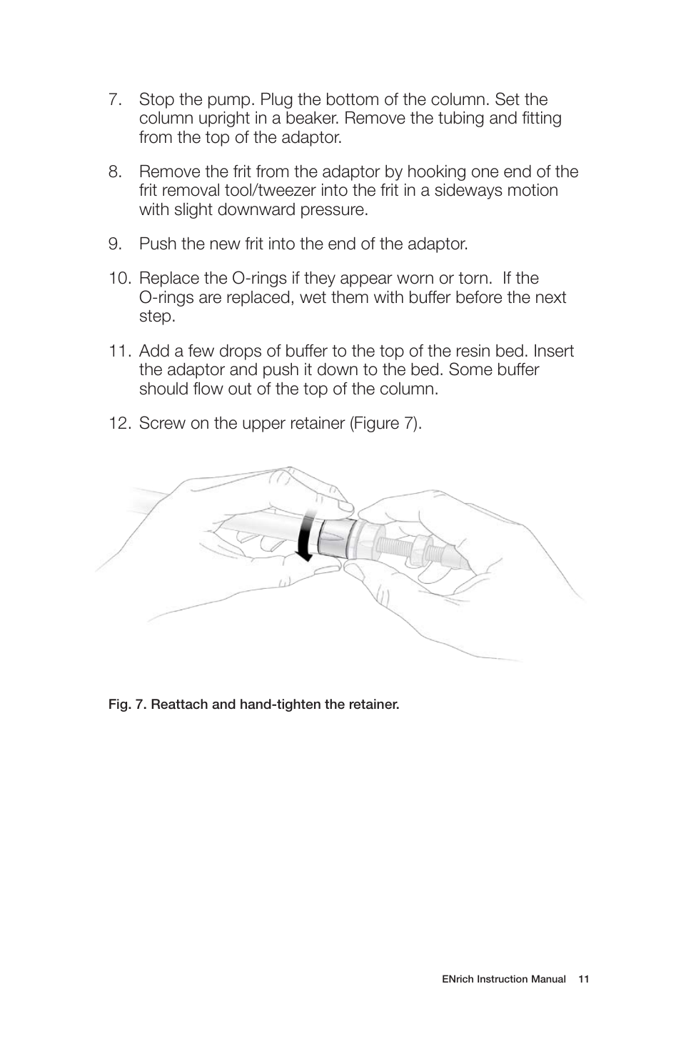 Bio-Rad ENrich™ High-Resolution Ion Exchange Columns User Manual | Page 15 / 20