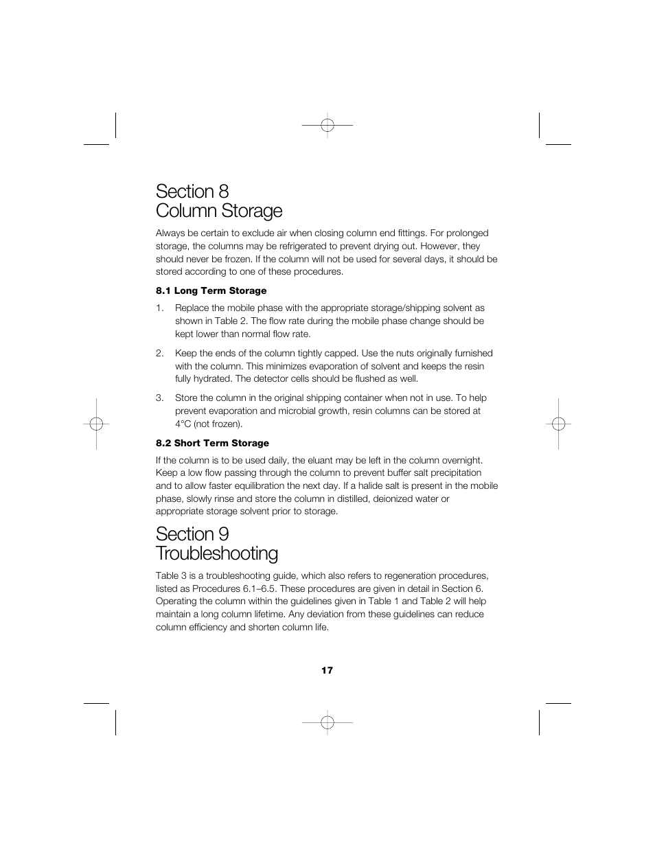 Bio-Rad Aminex Organic Acid and Alcohol Analysis Columns User Manual | Page 19 / 22
